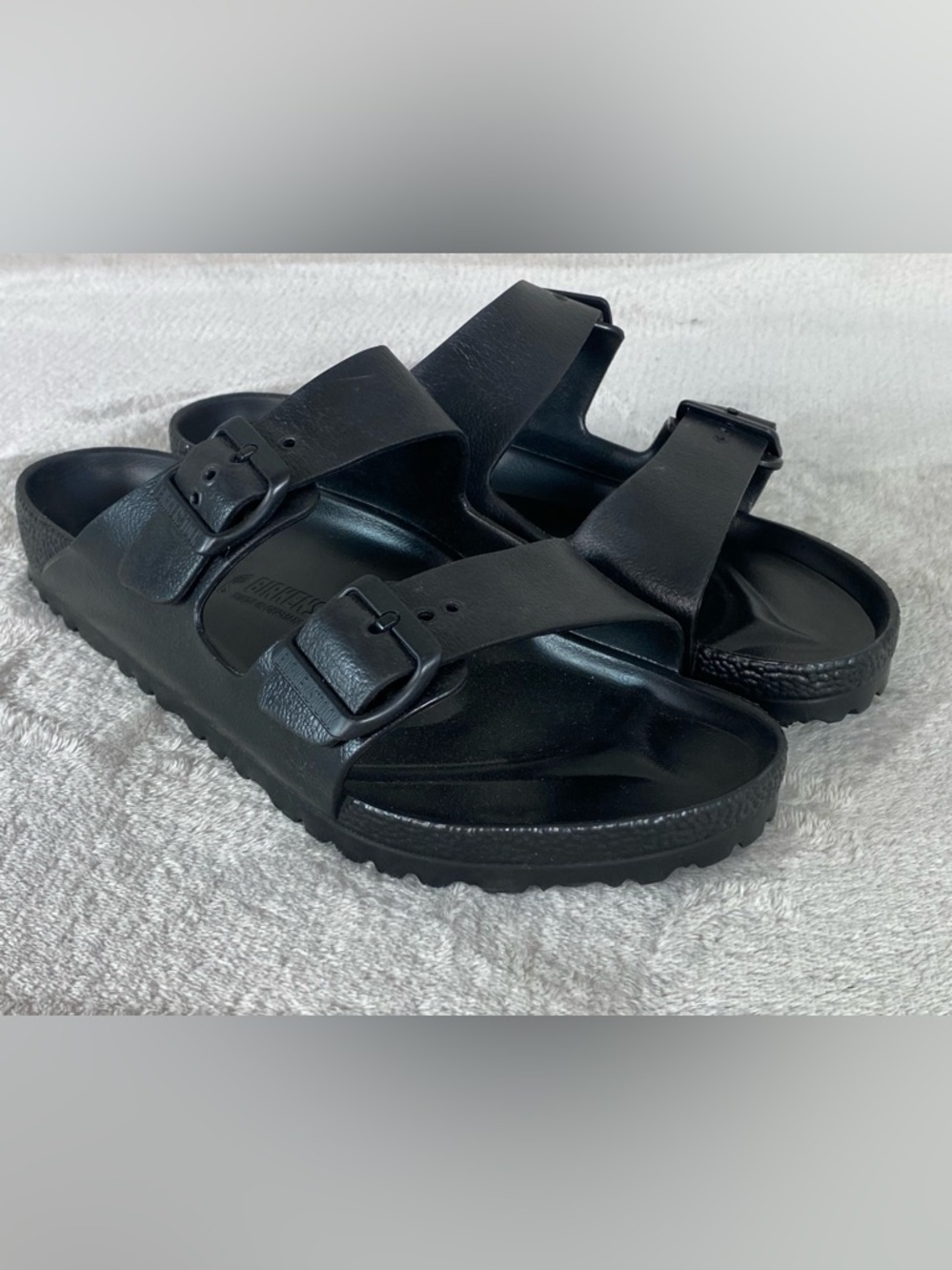 Birkenstock Arizona EVA Sandals Womens US 10 EU 41 Black Slide Water NEW